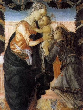Madonna And Child With An Angel 2 Sandro Botticelli Oil Paintings